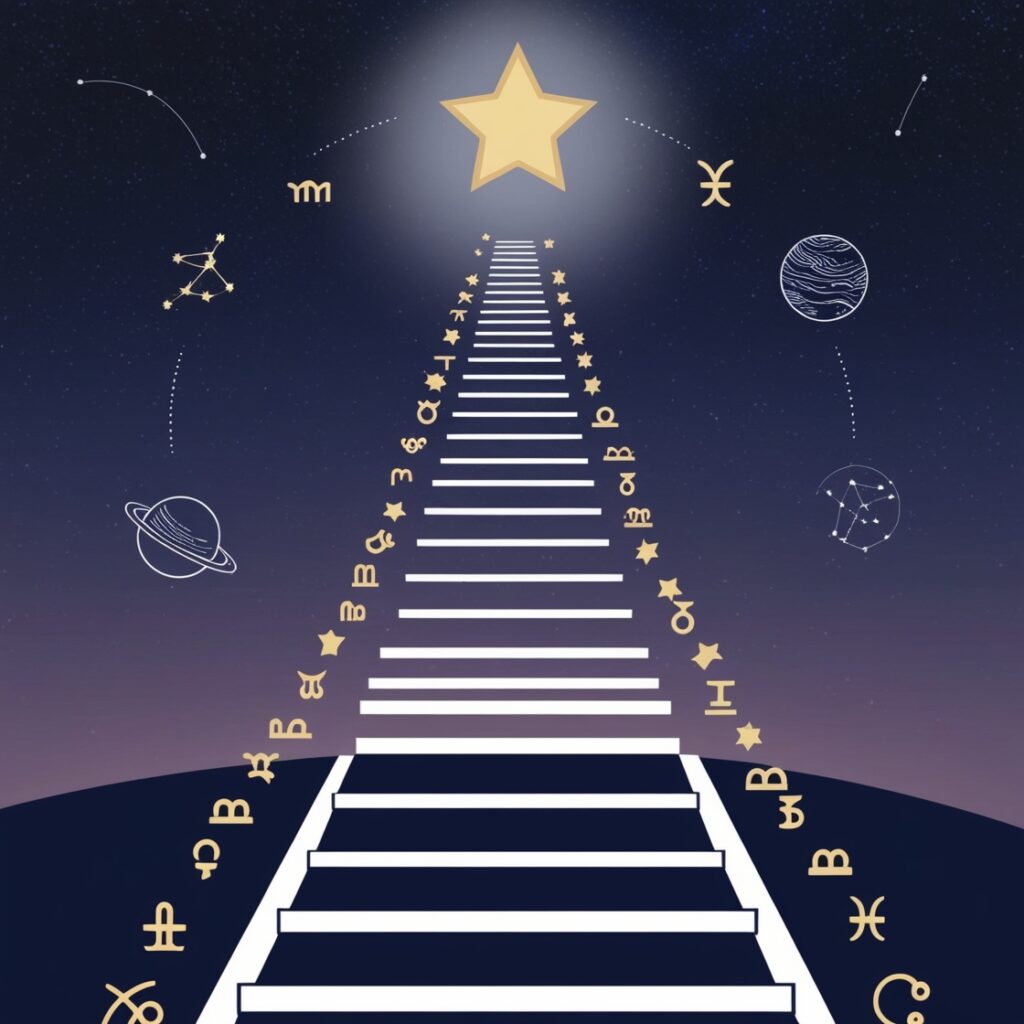 Leonardo Phoenix A ladder or staircase ascending into the star 3