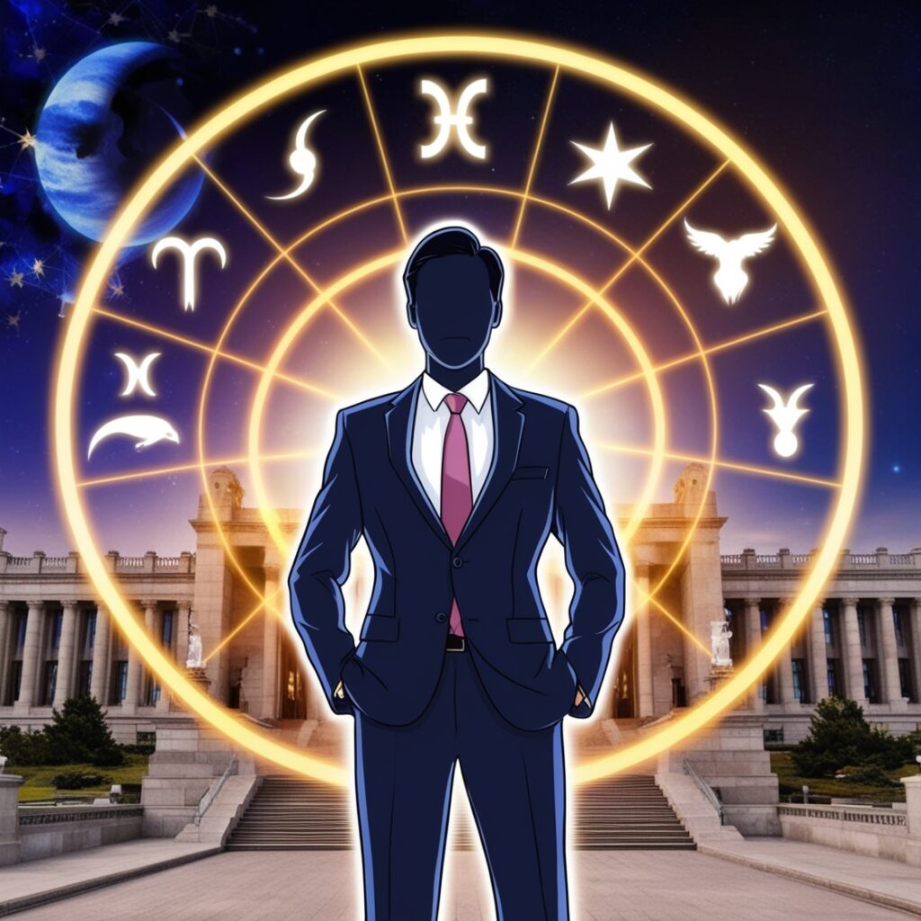 Leonardo Phoenix A silhouette of a person in formal attire re 3