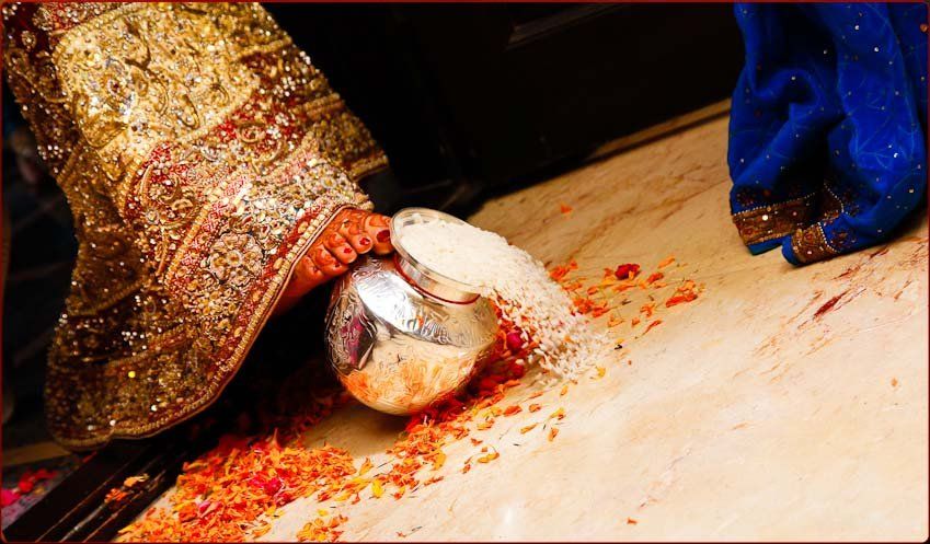 entering the new house