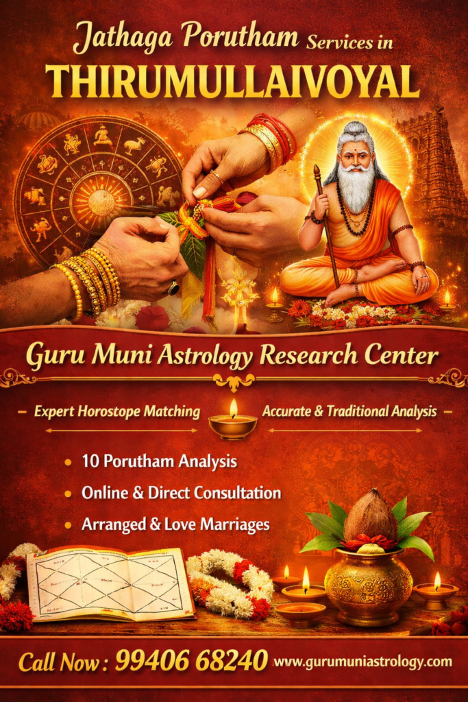 Jathaga porutham services in thirumullaivoyal